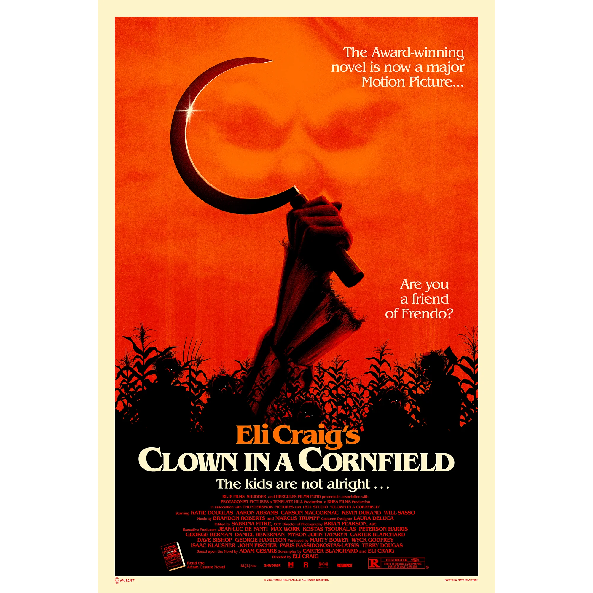 Clown in a Cornfield Poster