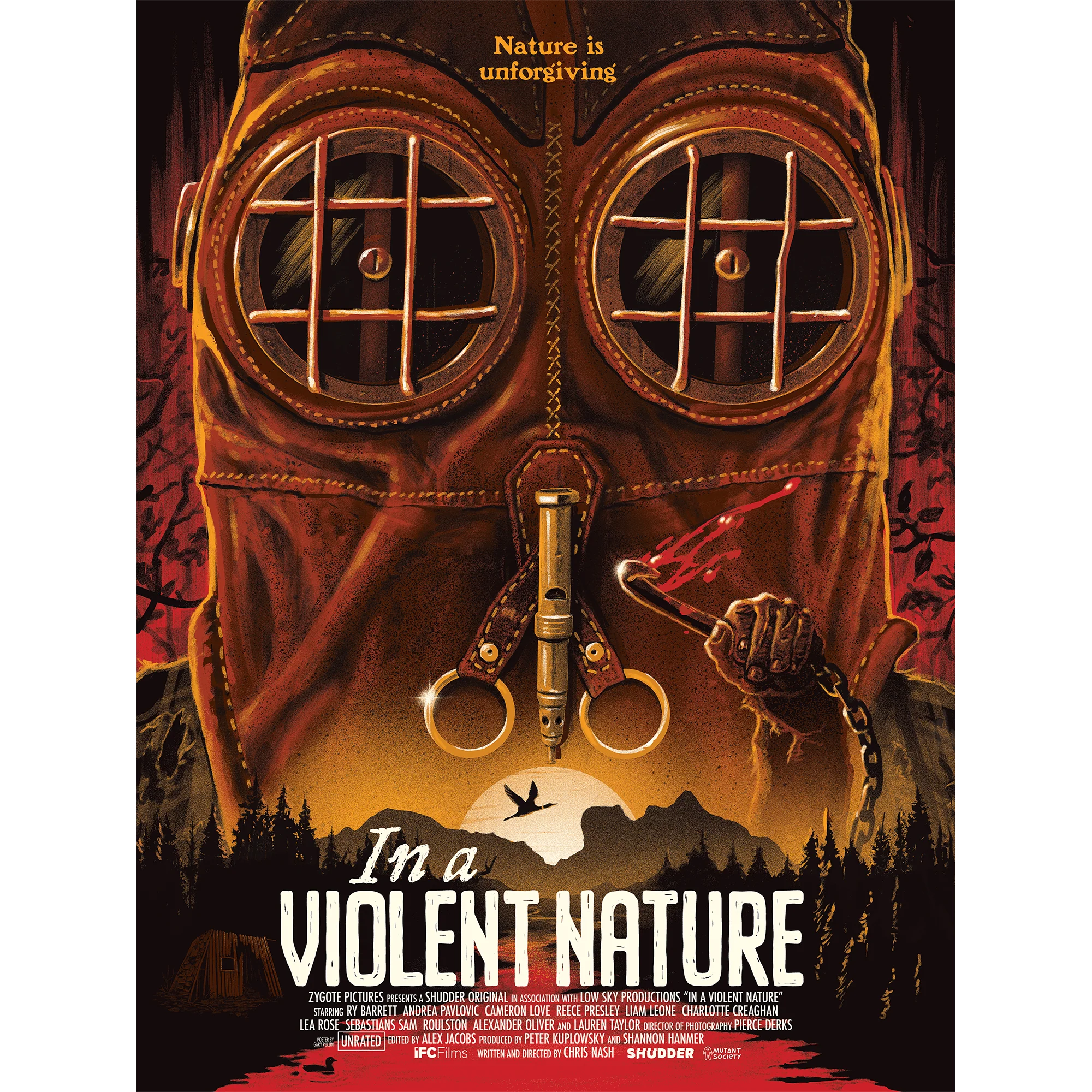 In A Violent Nature Poster (Sunset)